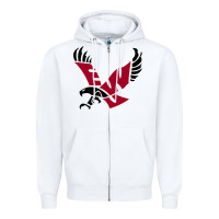 White The eastern washington eagles Zipper Hoodie - linhVisuals