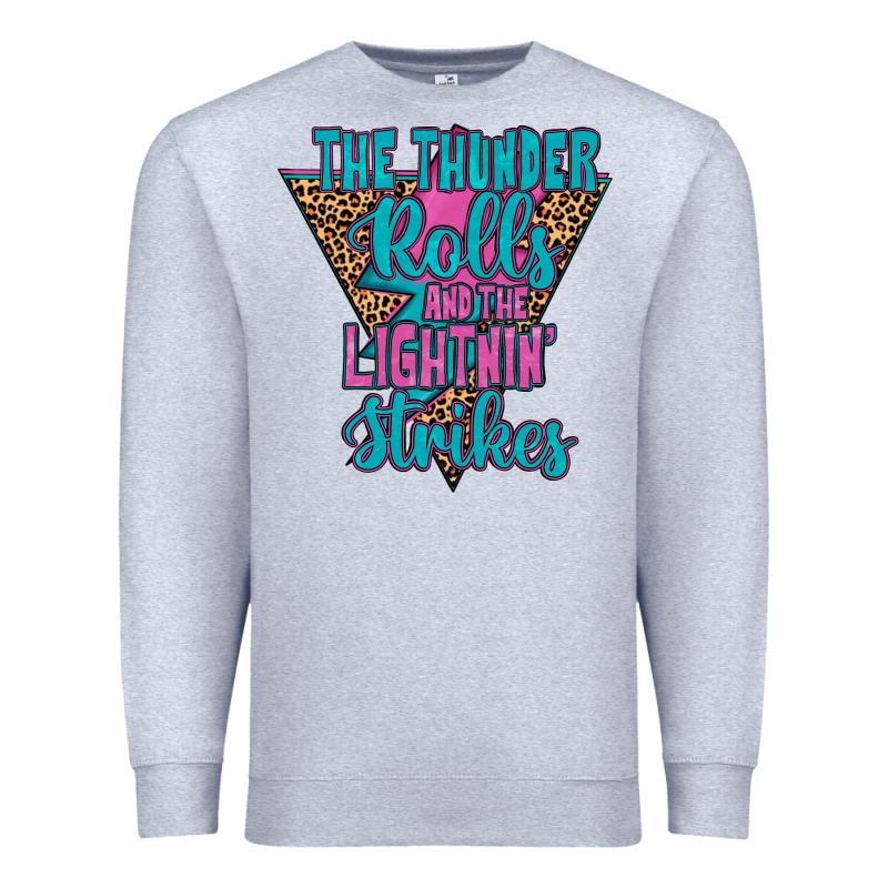 The Thunder Rolls And The Lightnin’ Strİkes Premium Sweatshirt by JahusDesignShop | Teevron