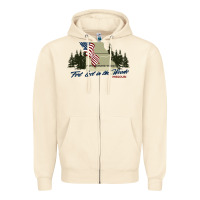 Sandshell fort leonard wood fort lost in the woods missouri pullover hoodie Zipper Hoodie - linhVisuals