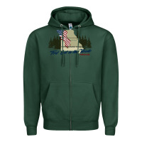 Sports Green fort leonard wood fort lost in the woods missouri pullover hoodie Zipper Hoodie - linhVisuals
