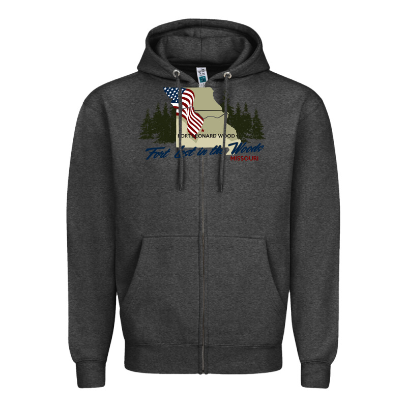 Fort Leonard Wood Fort Lost In The Woods Missouri Pullover Hoodie Zipper Hoodie by linhVisuals | Teevron