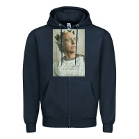 Navy hbo curb your enthusiasm larry david men's and women's t shirt Zipper Hoodie - linhVisuals