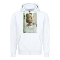 White hbo curb your enthusiasm larry david men's and women's t shirt Zipper Hoodie - linhVisuals