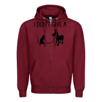 Burgundy i don't give a rats ass, funny, jokes, sarcastic sayings t shirt Zipper Hoodie - linhVisuals