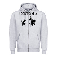 Heather Grey i don't give a rats ass, funny, jokes, sarcastic sayings t shirt Zipper Hoodie - linhVisuals