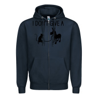 Navy i don't give a rats ass, funny, jokes, sarcastic sayings t shirt Zipper Hoodie - linhVisuals
