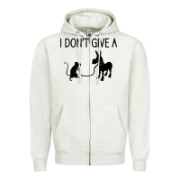 Oatmeal Heather i don't give a rats ass, funny, jokes, sarcastic sayings t shirt Zipper Hoodie - linhVisuals