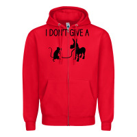 Red i don't give a rats ass, funny, jokes, sarcastic sayings t shirt Zipper Hoodie - linhVisuals