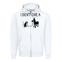 White i don't give a rats ass, funny, jokes, sarcastic sayings t shirt Zipper Hoodie - linhVisuals