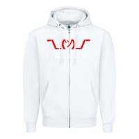 White i don't know i just work here     t shirt Zipper Hoodie - linhVisuals