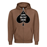 Chestnut i love big fat cocks queen of spades t shirt Zipper Hoodie - linhVisuals