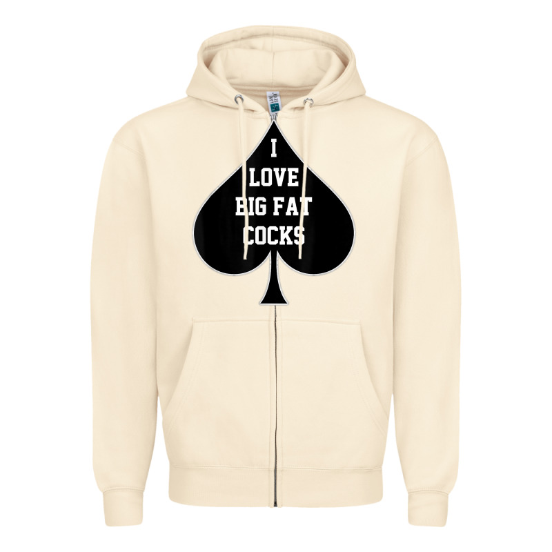 I Love Big Fat Cocks Queen Of Spades T Shirt Zipper Hoodie by linhVisuals | Teevron