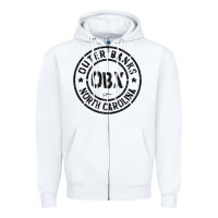 White jcombs outer banks, obx, nc t shirt Zipper Hoodie - linhVisuals