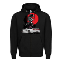 Black jdm nsx car tuning japan samurai drift import pullover hoodie Zipper Hoodie - linhVisuals