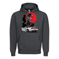 Smoke jdm nsx car tuning japan samurai drift import pullover hoodie Zipper Hoodie - linhVisuals