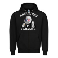 Black john tipsy adams president john quincy adams 4th of july t shirt Zipper Hoodie - linhVisuals