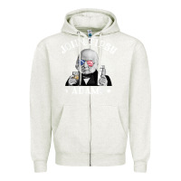 Oatmeal Heather john tipsy adams president john quincy adams 4th of july t shirt Zipper Hoodie - linhVisuals