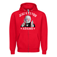 Red john tipsy adams president john quincy adams 4th of july t shirt Zipper Hoodie - linhVisuals
