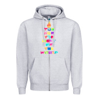 Heather Grey light of the world godspell inspired musical theater t shirt Zipper Hoodie - linhVisuals