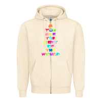 Sandshell light of the world godspell inspired musical theater t shirt Zipper Hoodie - linhVisuals