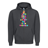 Smoke light of the world godspell inspired musical theater t shirt Zipper Hoodie - linhVisuals