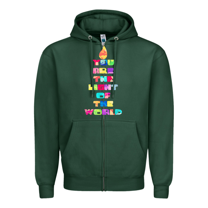 Light Of The World Godspell Inspired Musical Theater T Shirt Zipper Hoodie by linhVisuals | Teevron