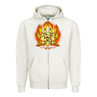 Oatmeal Heather biblically accurate angel meme ophanim be not afraid t shirt Zipper Hoodie - linhVisuals