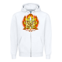 White biblically accurate angel meme ophanim be not afraid t shirt Zipper Hoodie - linhVisuals
