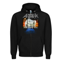 Black anthrax – persistence of time 30th anniversary tank top Zipper Hoodie - linhVisuals