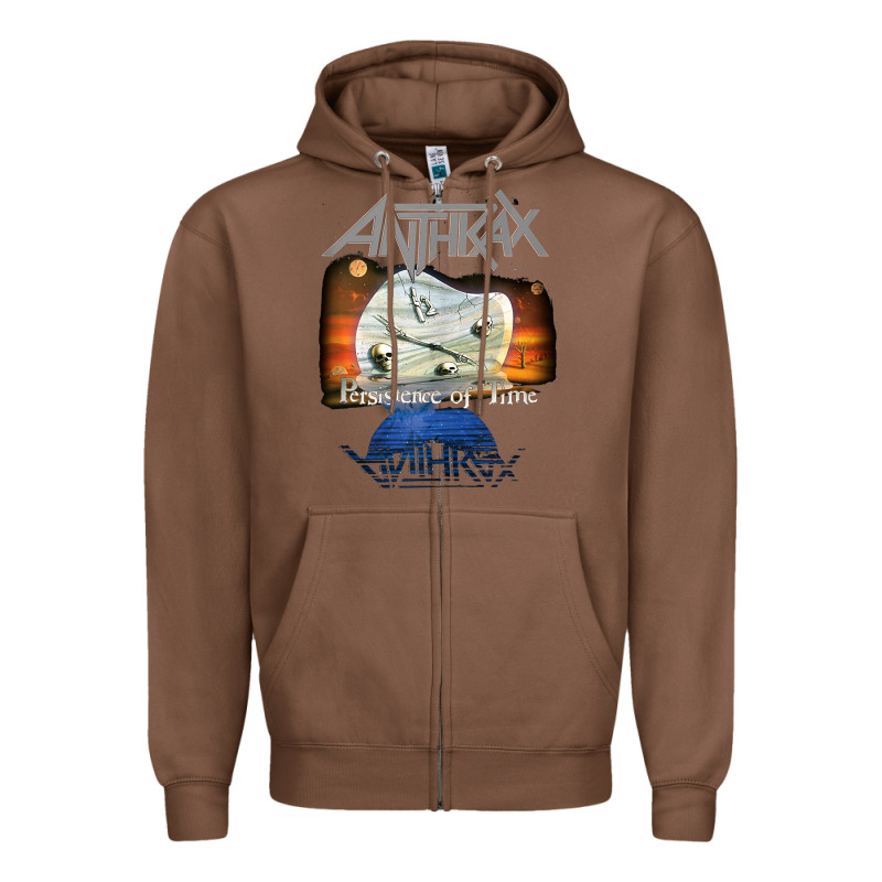Anthrax – Persistence Of Time 30th Anniversary Tank Top Zipper Hoodie by linhVisuals | Teevron