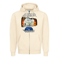 Sandshell anthrax – persistence of time 30th anniversary tank top Zipper Hoodie - linhVisuals