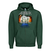 Sports Green anthrax – persistence of time 30th anniversary tank top Zipper Hoodie - linhVisuals