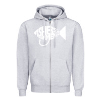 Heather Grey matching church christian group bible verse fishers of men pullover ho Zipper Hoodie - linhVisuals