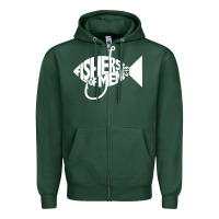 Sports Green matching church christian group bible verse fishers of men pullover ho Zipper Hoodie - linhVisuals