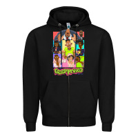 Black The Fresh Prince of Bel-Air Zipper Hoodie - linhVisuals