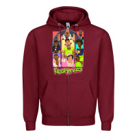 Burgundy The Fresh Prince of Bel-Air Zipper Hoodie - linhVisuals