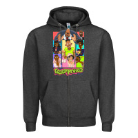 Charcoal Heather The Fresh Prince of Bel-Air Zipper Hoodie - linhVisuals