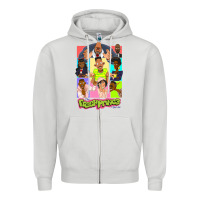 Dove Grey The Fresh Prince of Bel-Air Zipper Hoodie - linhVisuals