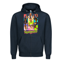Navy The Fresh Prince of Bel-Air Zipper Hoodie - linhVisuals
