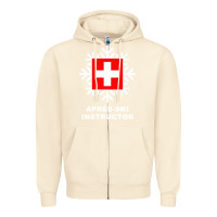 Sandshell après ski instructor sweatshirt Zipper Hoodie - linhVisuals