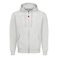Dove Grey lake havasu city, arizona pullover hoodie Zipper Hoodie - linhVisuals