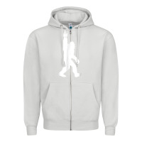 Dove Grey funny bigfoot middle finger for squatch believers t shirt Zipper Hoodie - linhVisuals