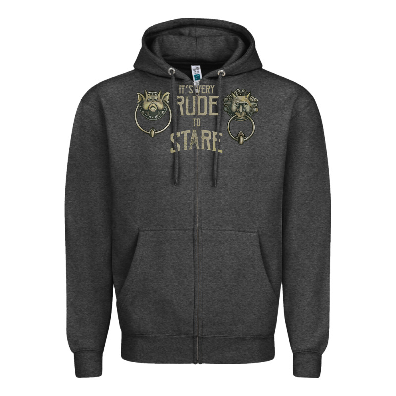 It's Very Rude To Stare Labyrinth Door Knocker Tank Top Zipper Hoodie by linhVisuals | Teevron