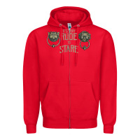 Red it's very rude to stare labyrinth door knocker tank top Zipper Hoodie - linhVisuals