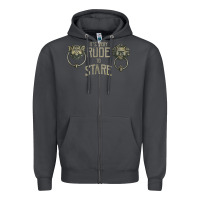 Smoke it's very rude to stare labyrinth door knocker tank top Zipper Hoodie - linhVisuals