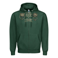 Sports Green it's very rude to stare labyrinth door knocker tank top Zipper Hoodie - linhVisuals