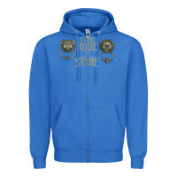 True Royal it's very rude to stare labyrinth door knocker tank top Zipper Hoodie - linhVisuals
