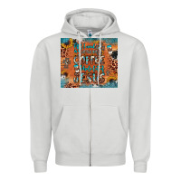 Dove Grey all i need is a little bit of coffee and o whole lot of jesus Zipper Hoodie - JahusDesignShop