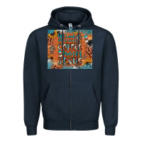 Navy all i need is a little bit of coffee and o whole lot of jesus Zipper Hoodie - JahusDesignShop
