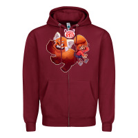 Turning Red Merch Zipper Hoodie | Teevron